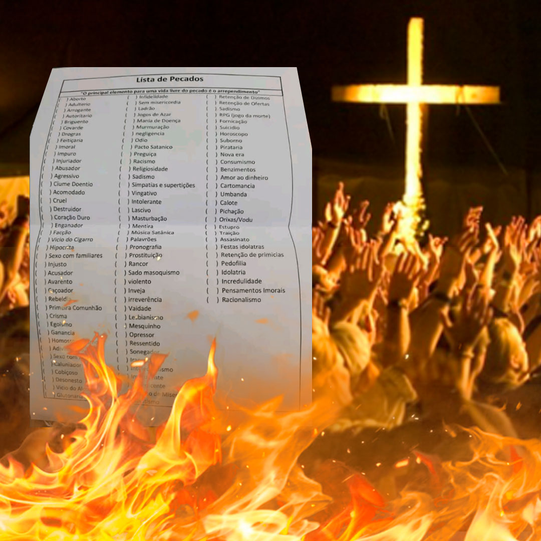 De pichação a vodu: igreja entrega lista inusitada de “pecados” a jovens  fiéis